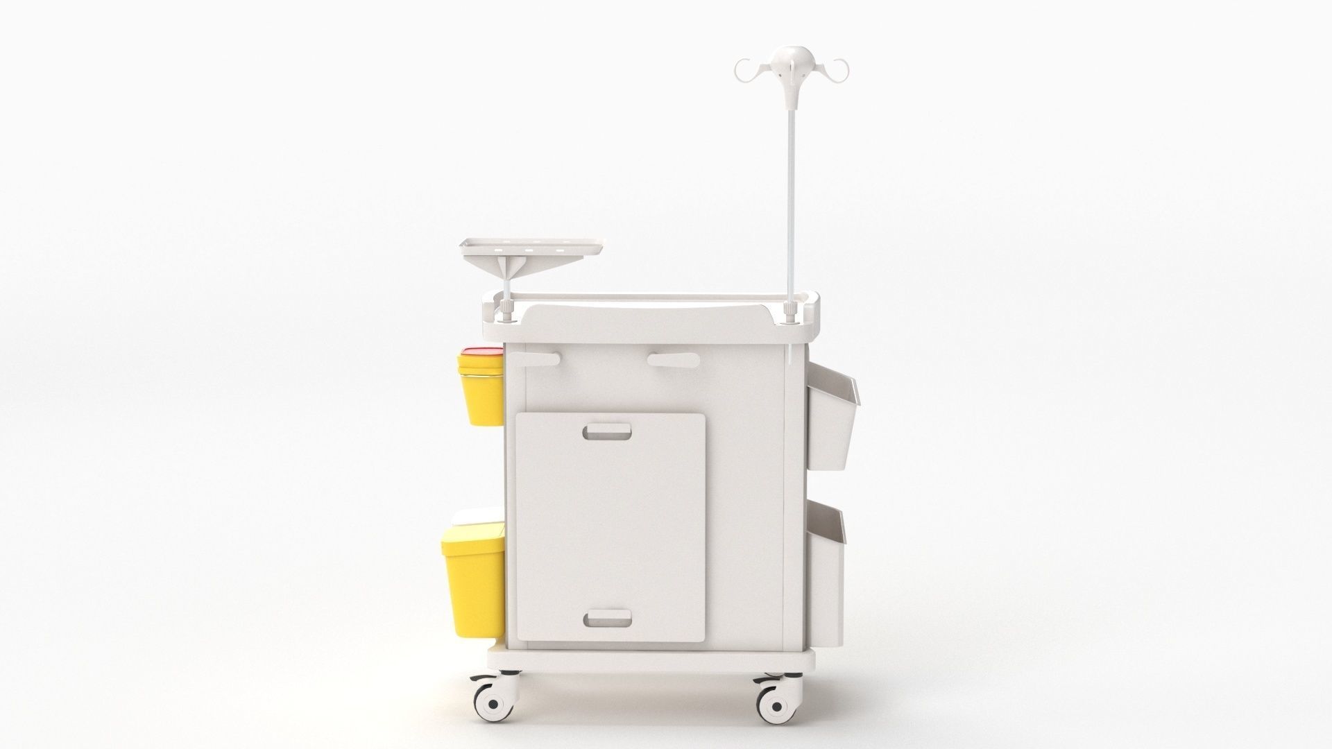 Detecto MS3C-550 Lite Mobile Medication Crash Cart 3D model_28