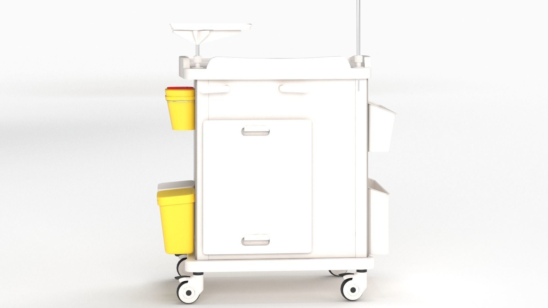 Detecto MS3C-550 Lite Mobile Medication Crash Cart 3D model_16