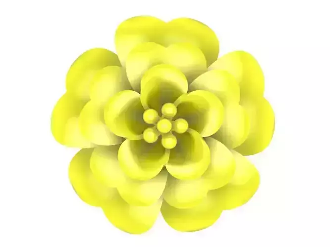 24k flower women ring 4432