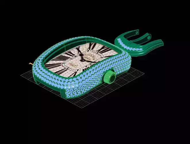 frank muller watch 3D print model