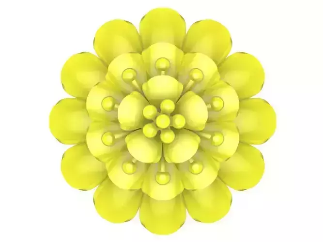 24k flower women ring 4433