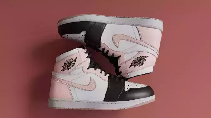 AirJordan 1 Retro HighOG Color Pink Girl 