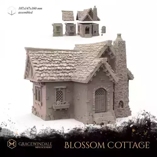 Blossom Cottage 3D print model