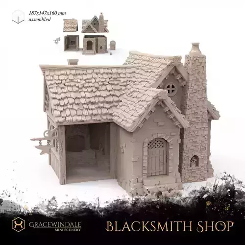 Blacksmith Shop 3D print model
