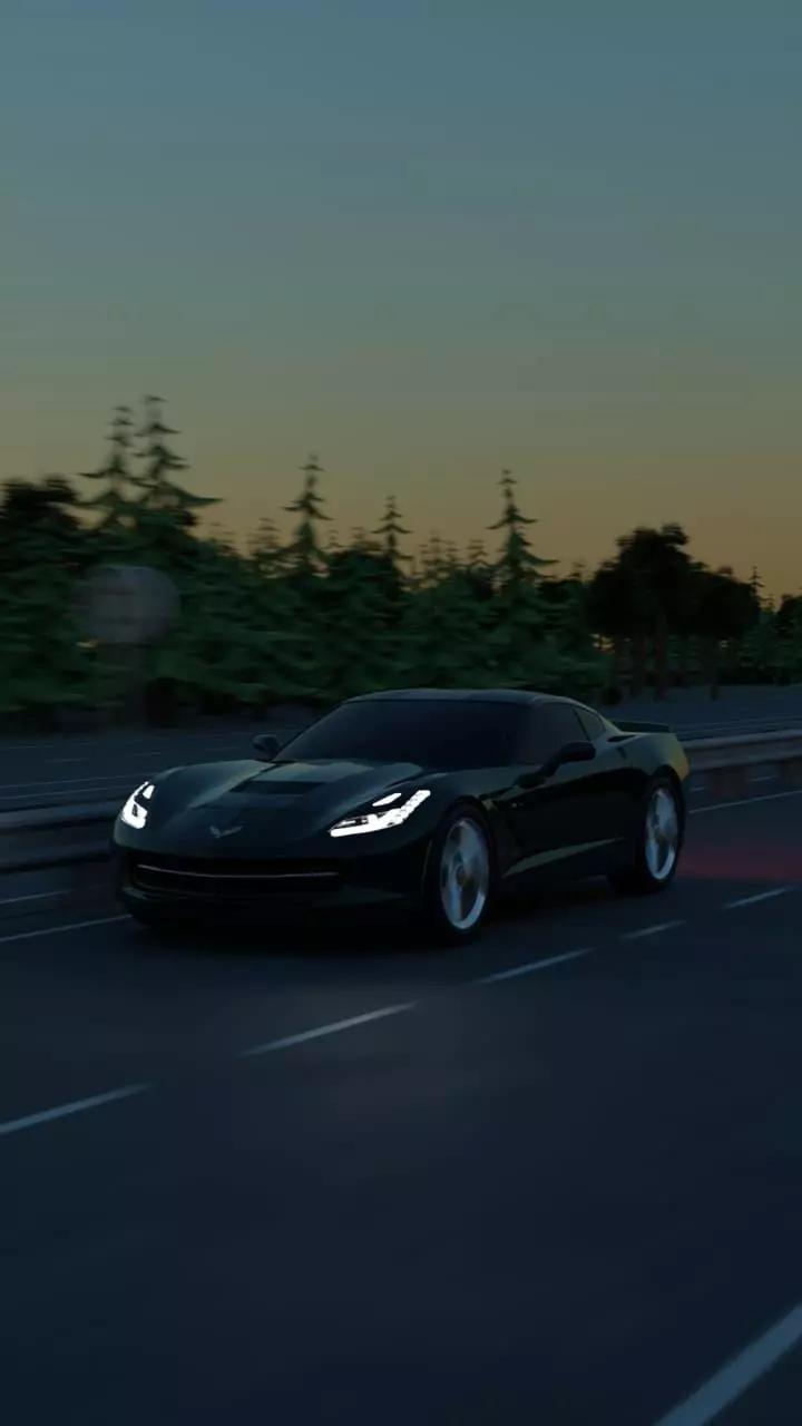Chevrolet Corvette C7  3D model_0