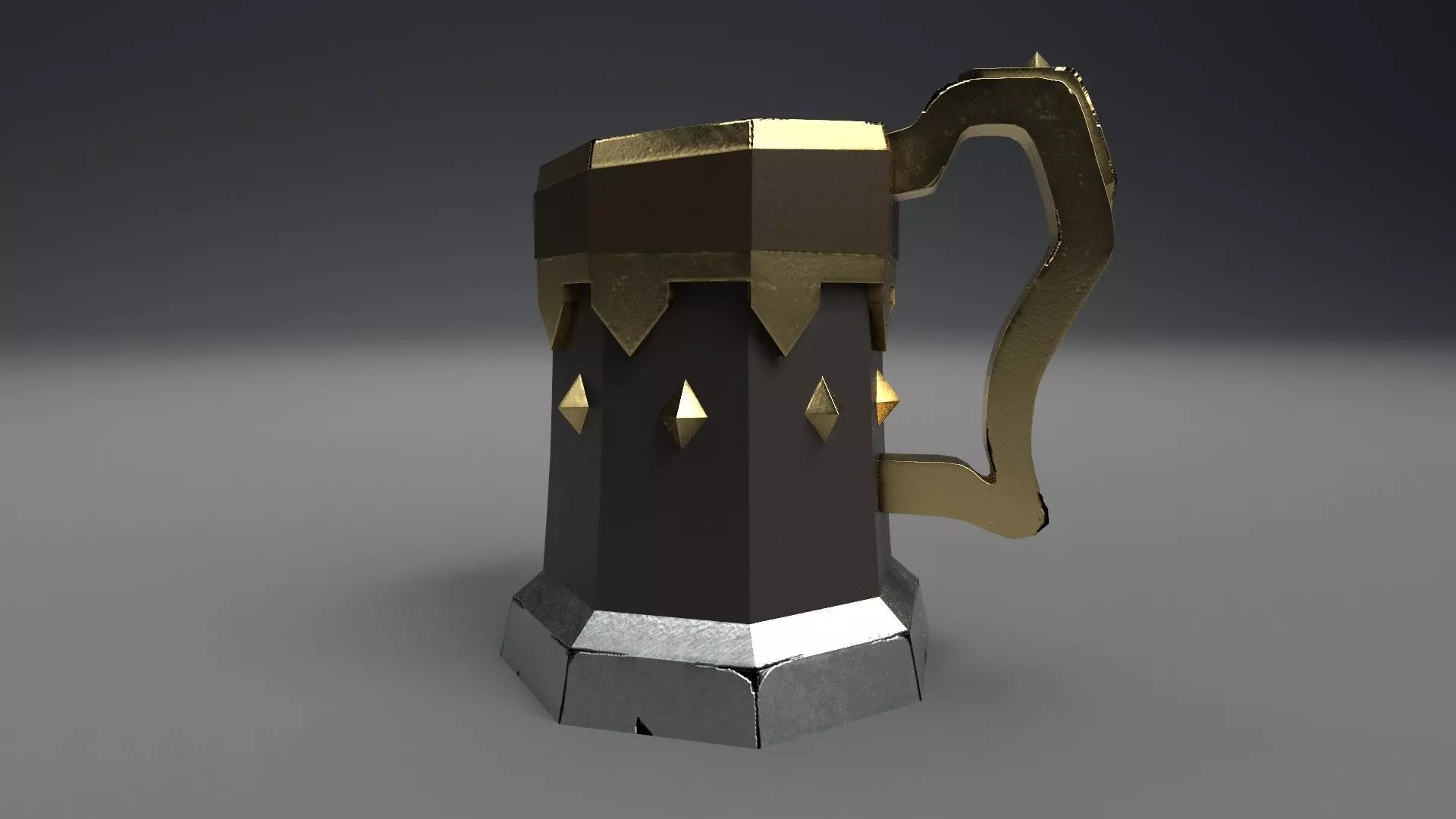 admiral tankard 3D model_0