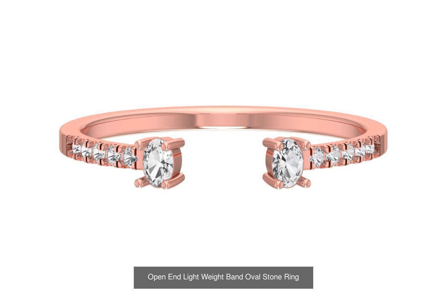 44 Women Open End Light Weight Band Rings Collection CGTrader