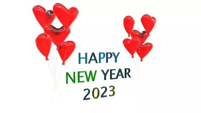 Happy New Year 2023 AR VR PBR