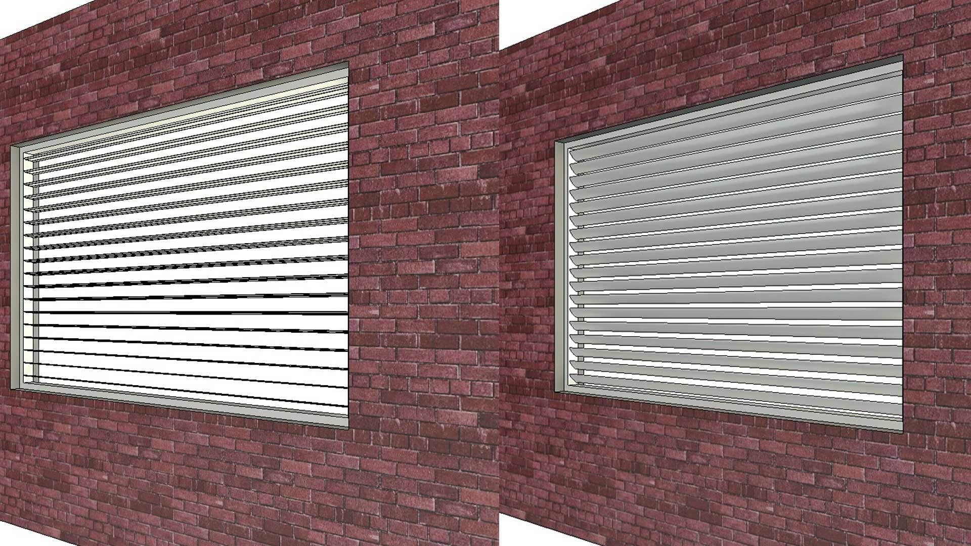 Louvre Panel 3D model_5