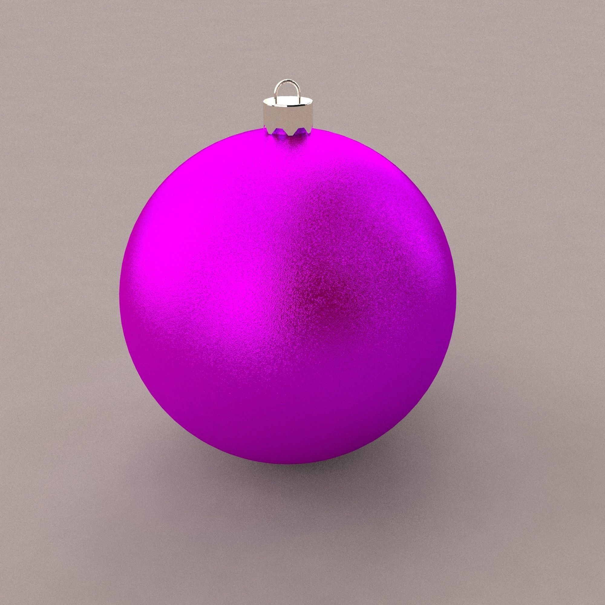 christmas ball 3D model_2
