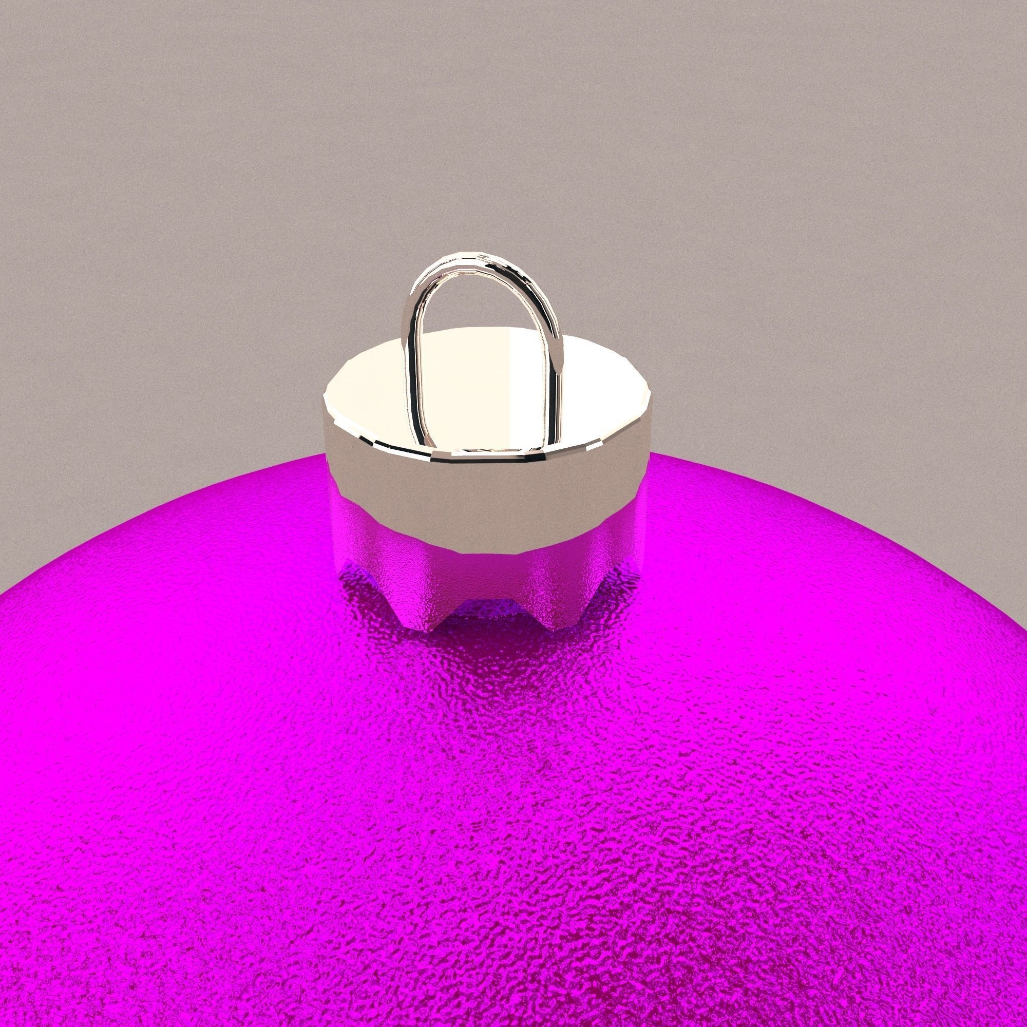 christmas ball 3D model_1