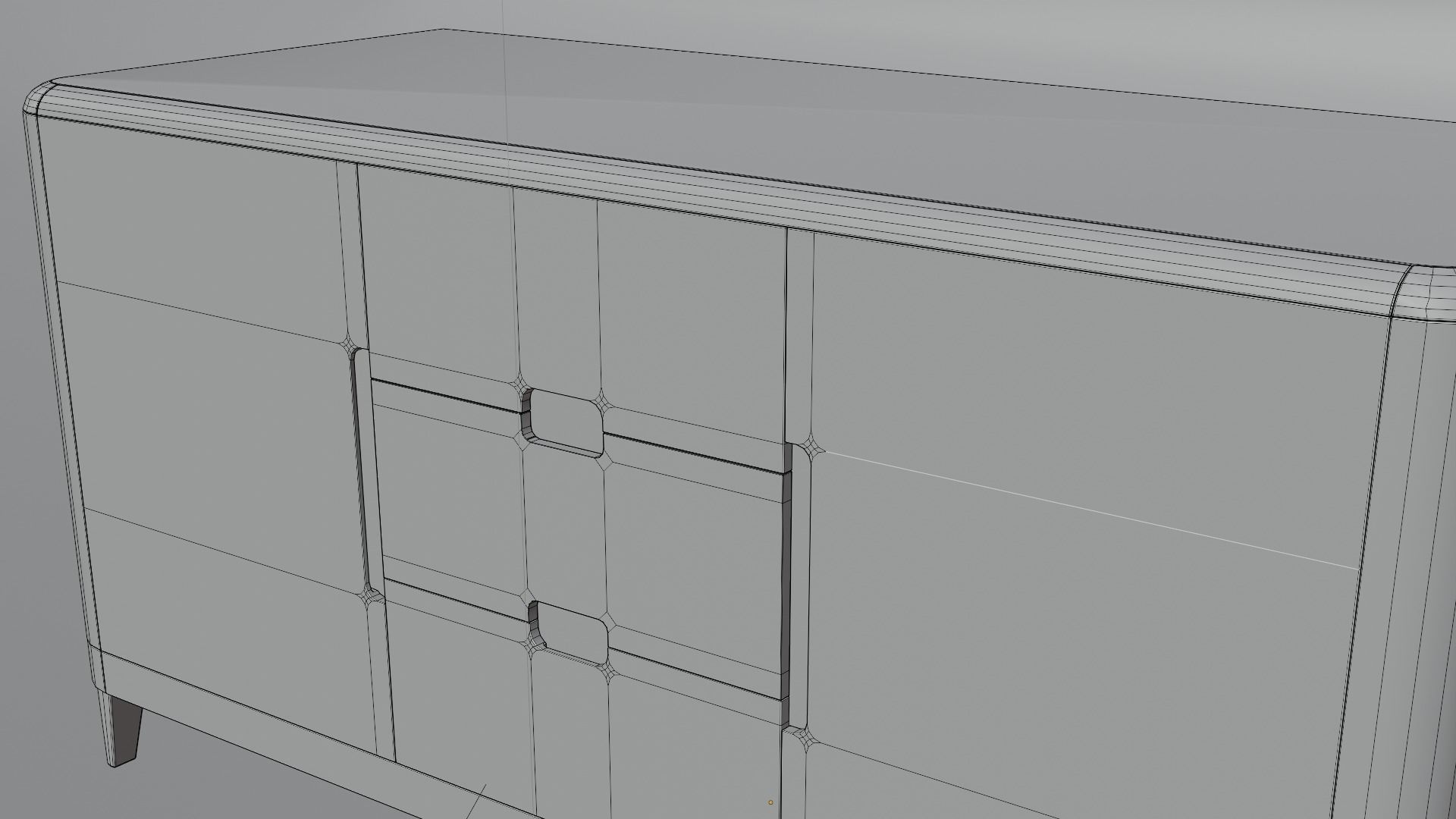 beautiful table 3D model_2