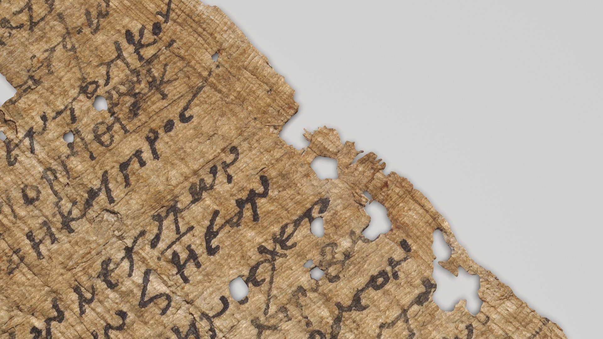 Antique Papyrus 3D model_11