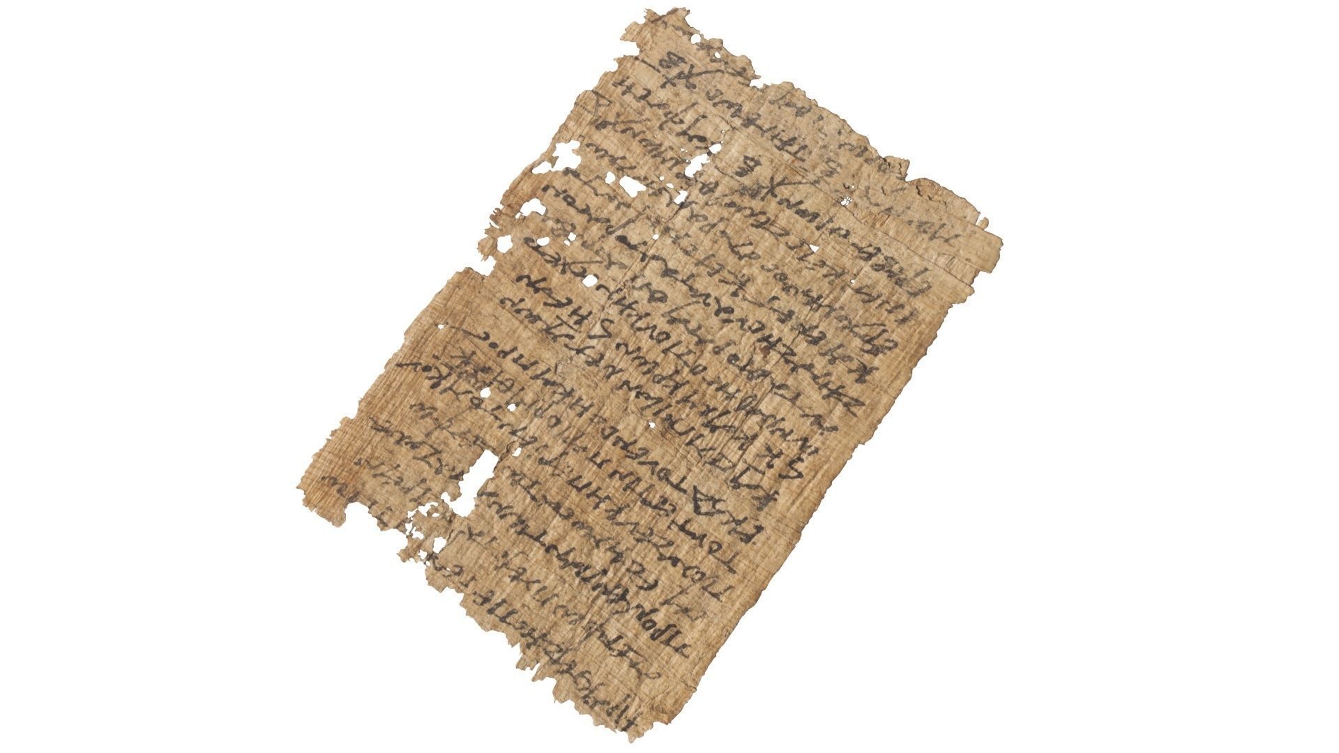 Antique Papyrus 3D model_21
