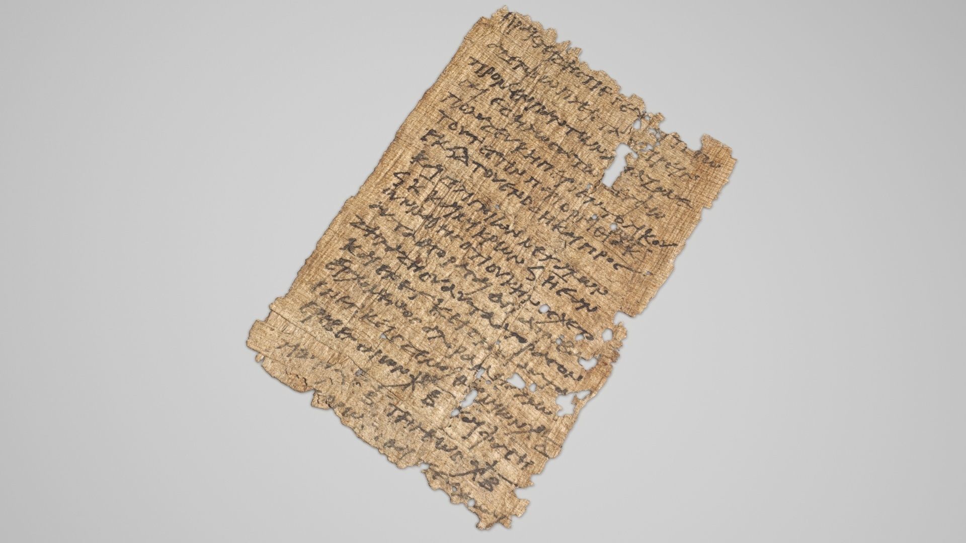 Antique Papyrus 3D model_1