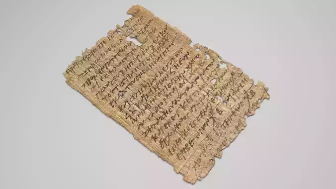 Antique Papyrus 3D model