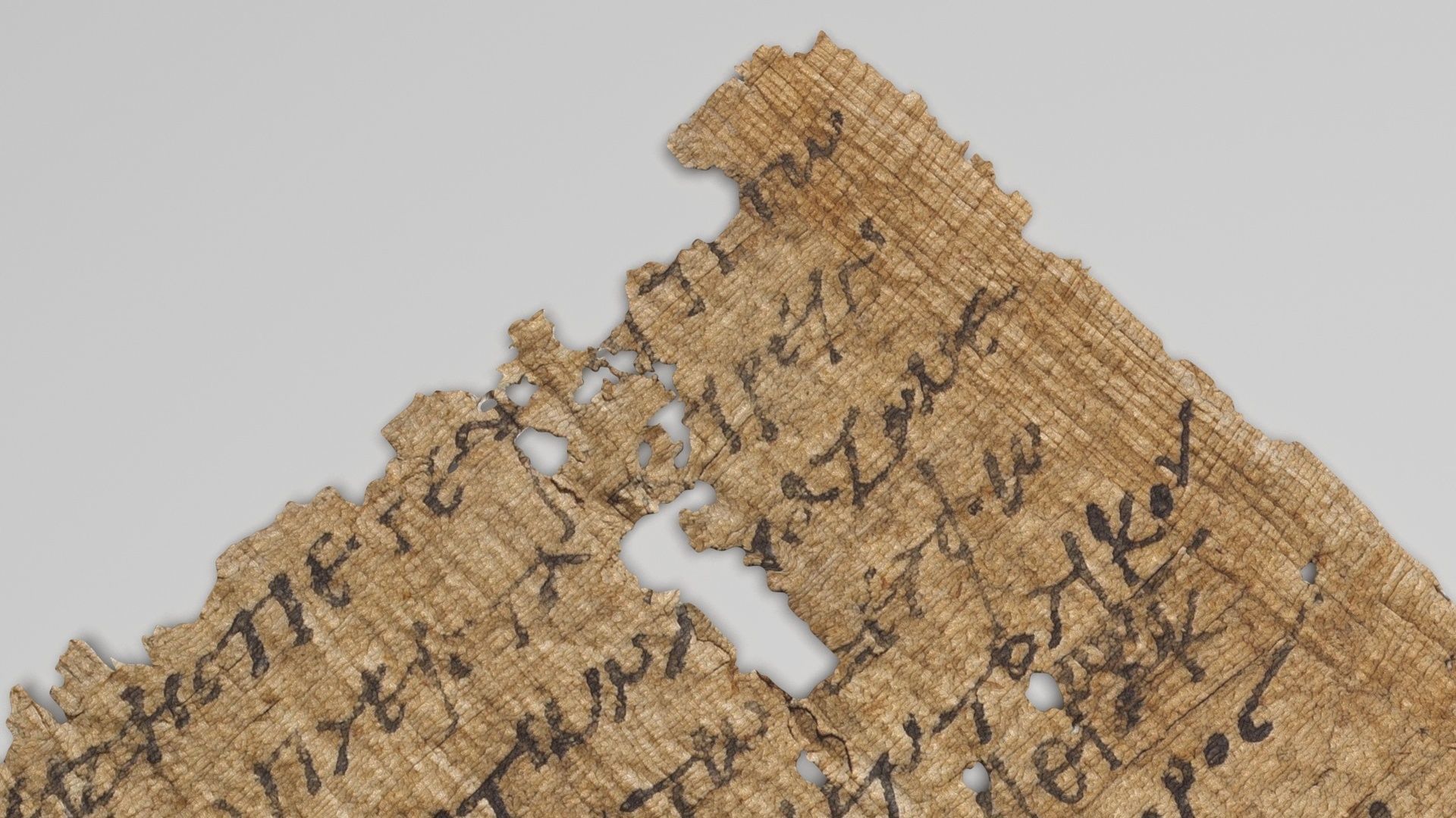Antique Papyrus 3D model_12