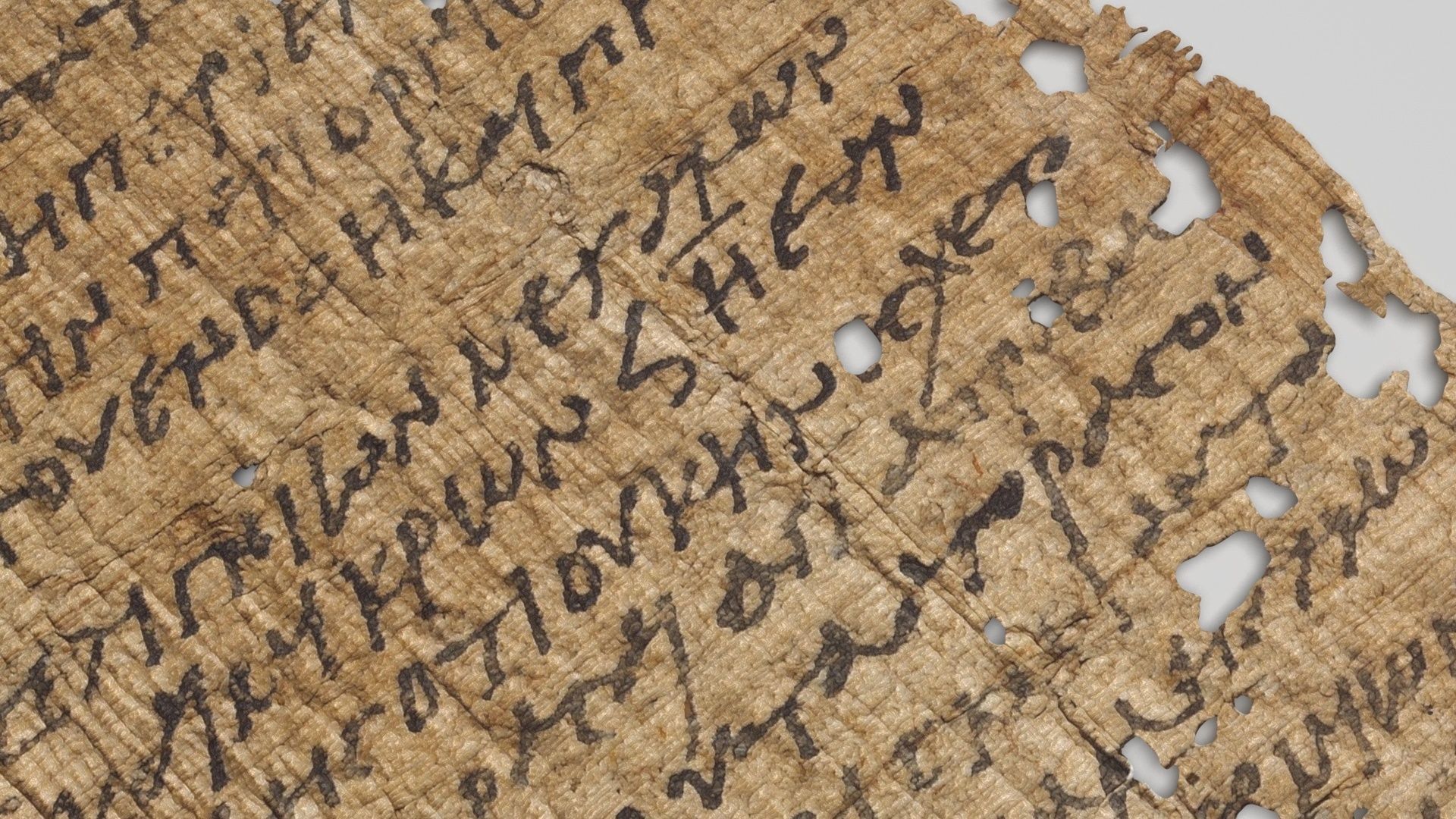 Antique Papyrus 3D model_5