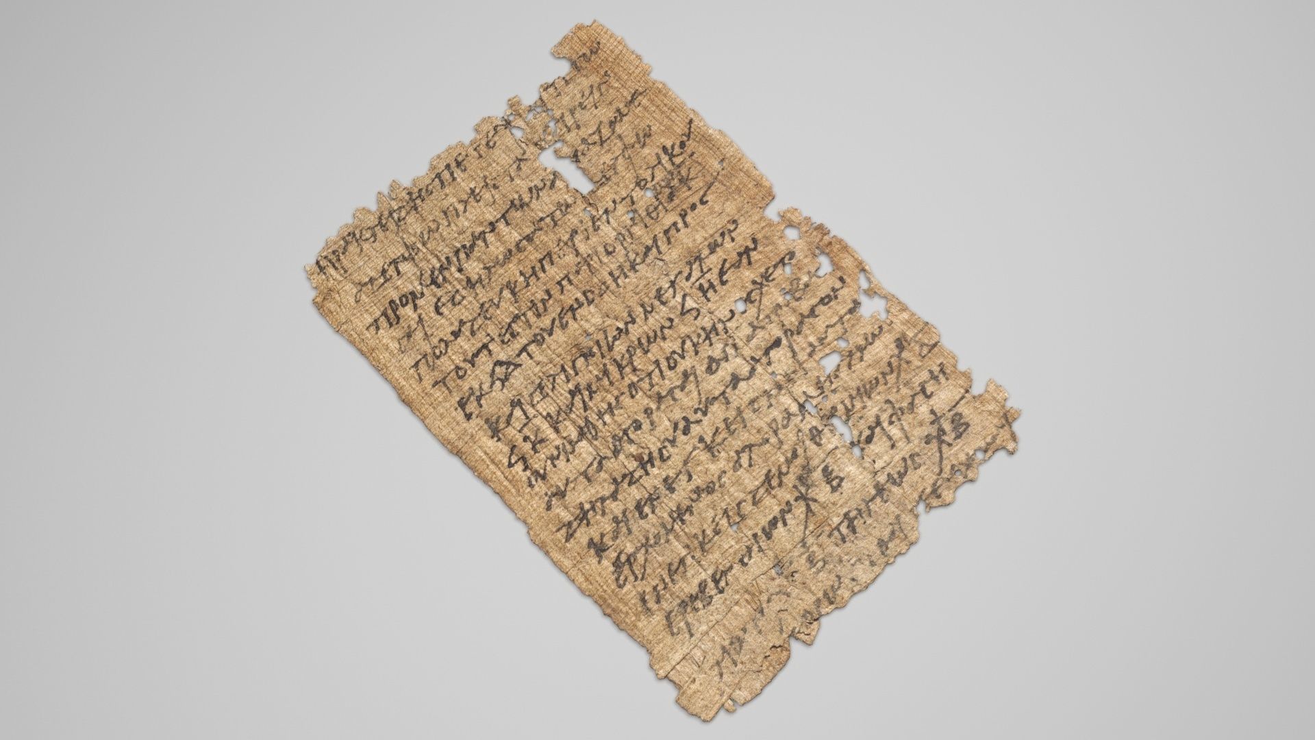 Antique Papyrus 3D model_14