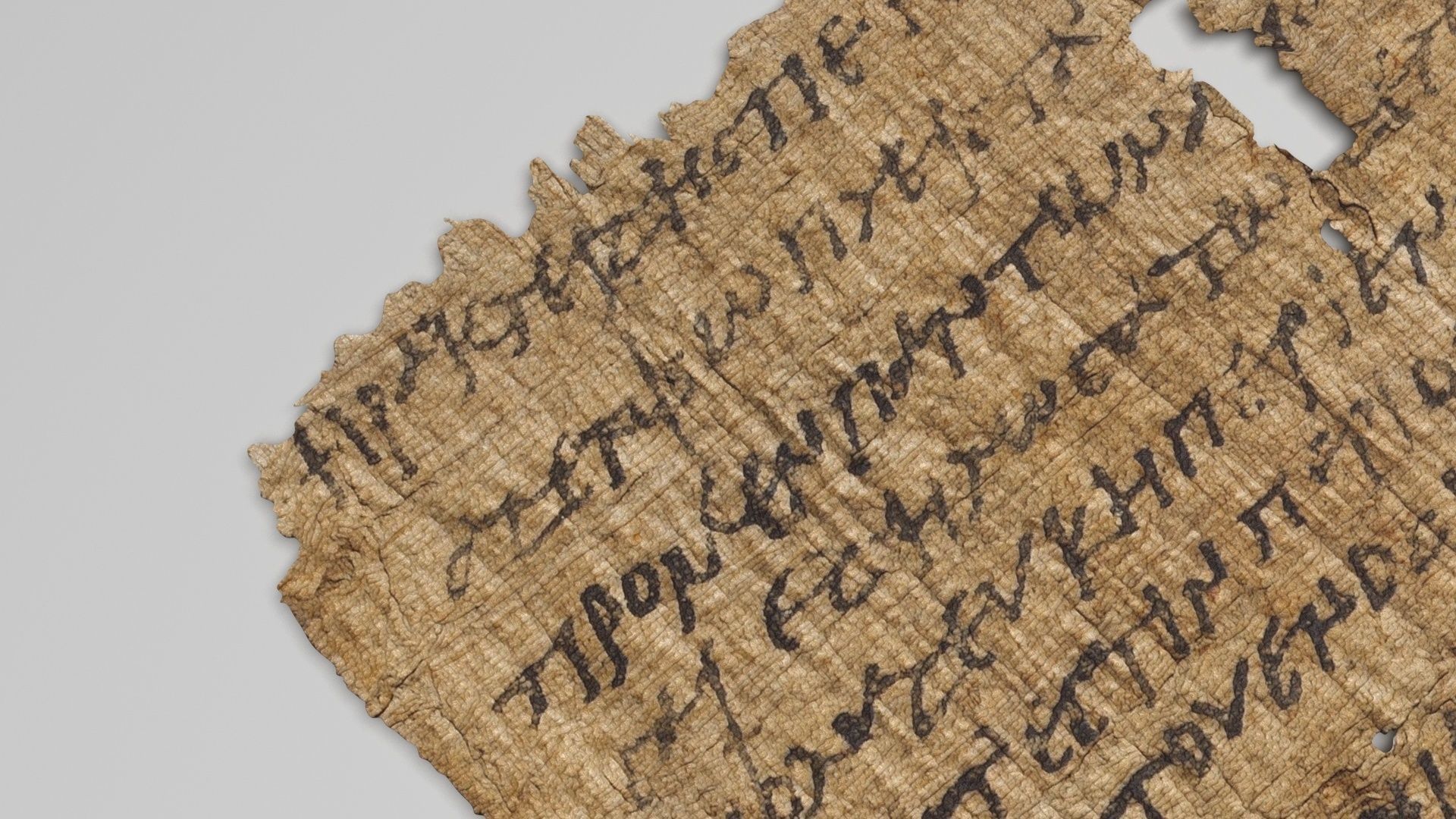 Antique Papyrus 3D model_7