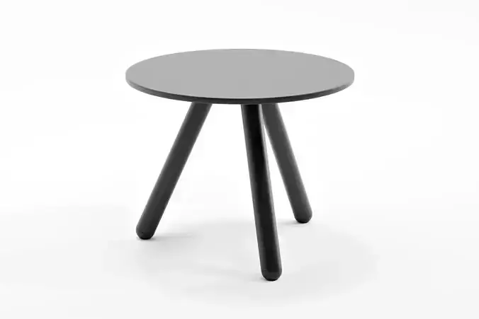 Round Side Table with 3 Legs - Koenig Neurath 3D model