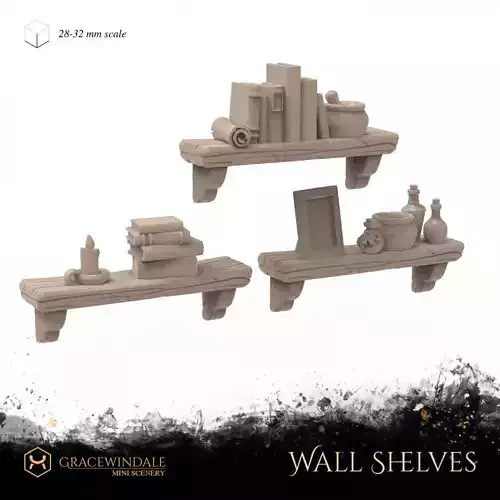 Wall Shelves 3D print model