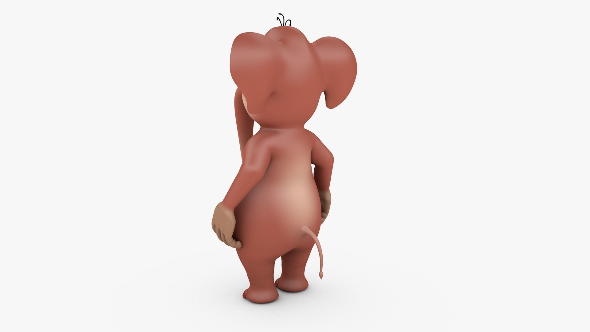 Elephant-Rig-Cartoon cartoon elephant 3D model_16