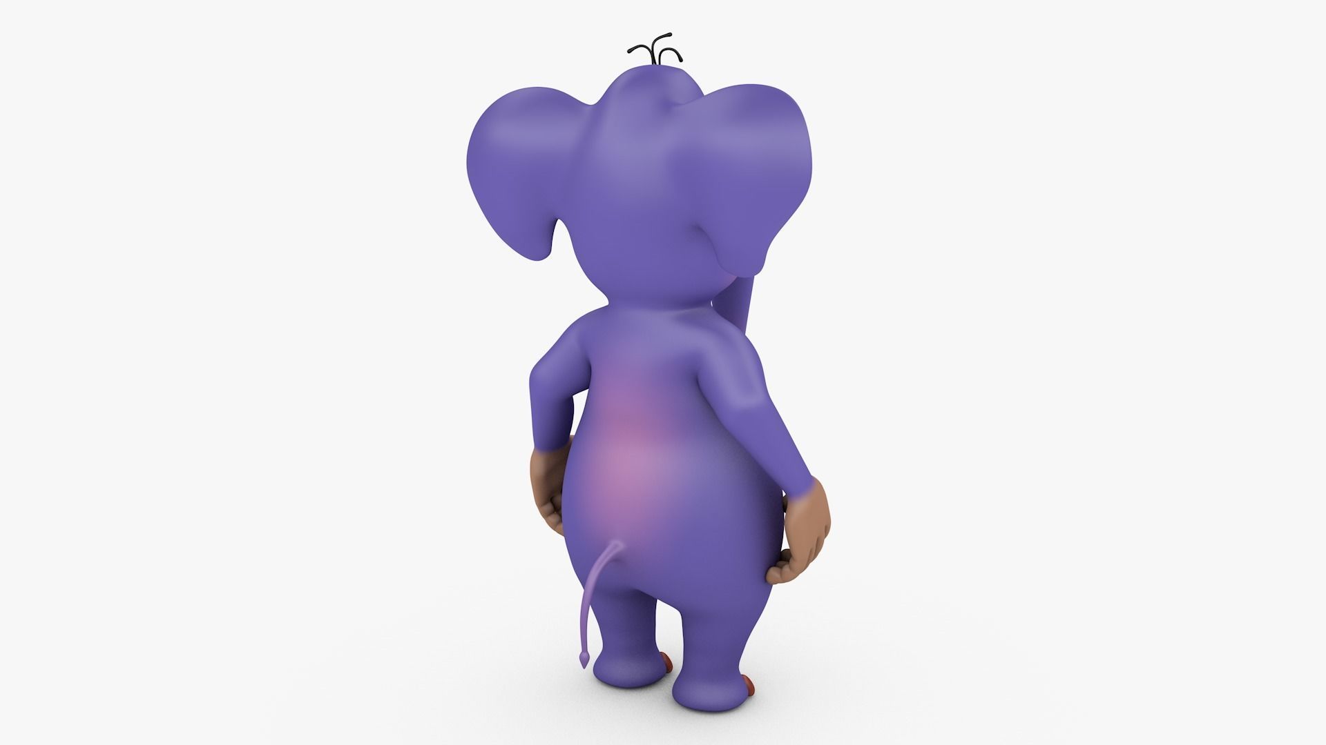 Elephant-Rig-Cartoon cartoon elephant 3D model_15