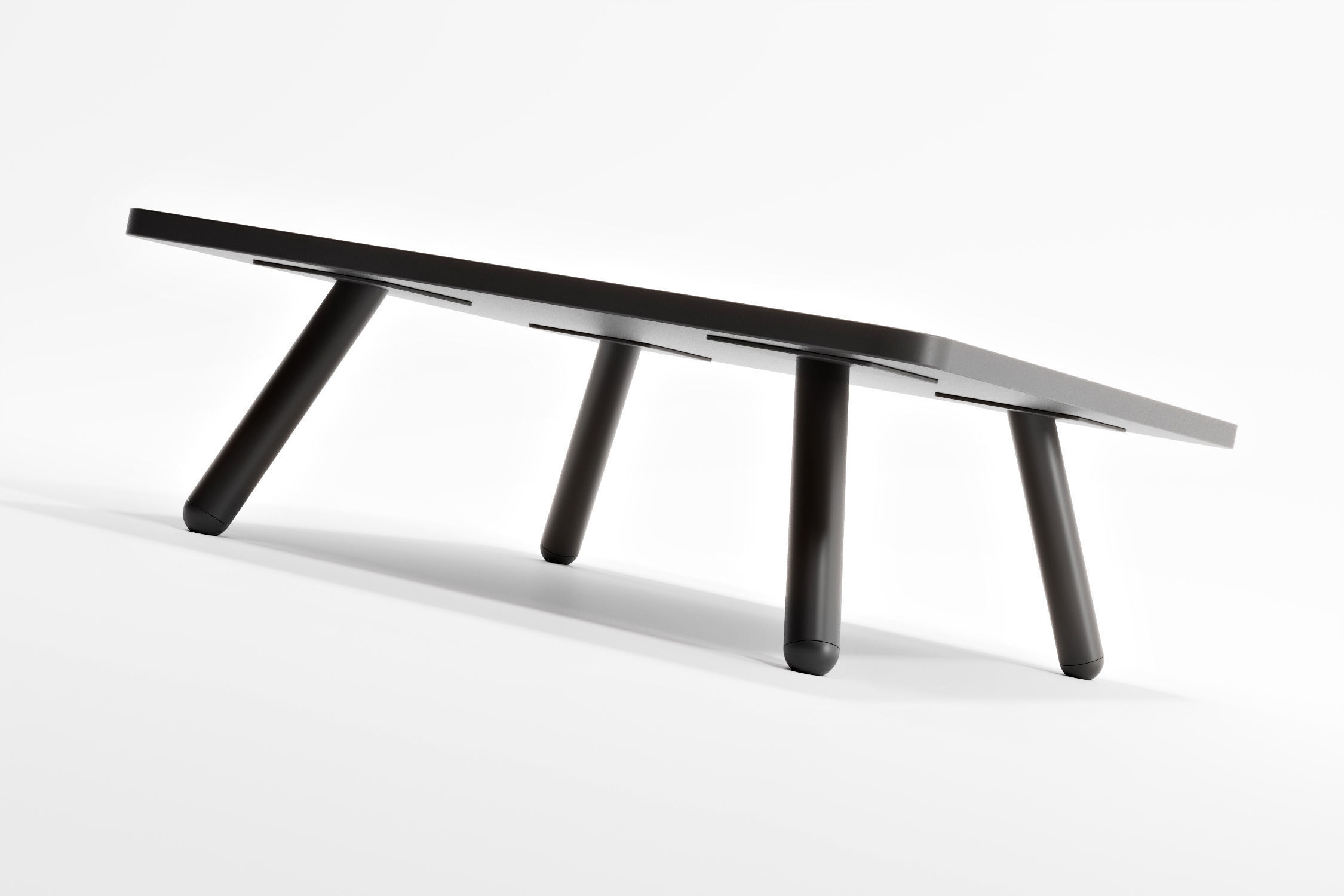 Sqare Couch Table - Koenig Neurath Free 3D model_1