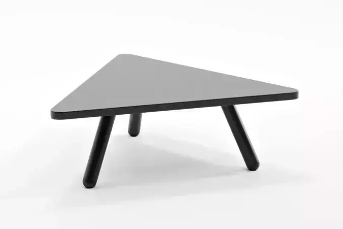 Triangular Couch Table - Koenig Neurath Free 3D model