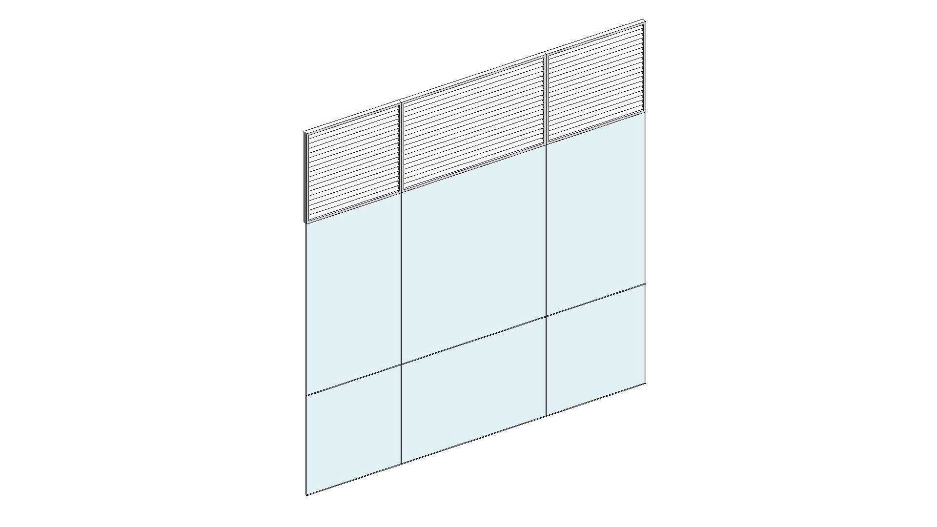 Louvre Curtain Wall Panel 3D model_1