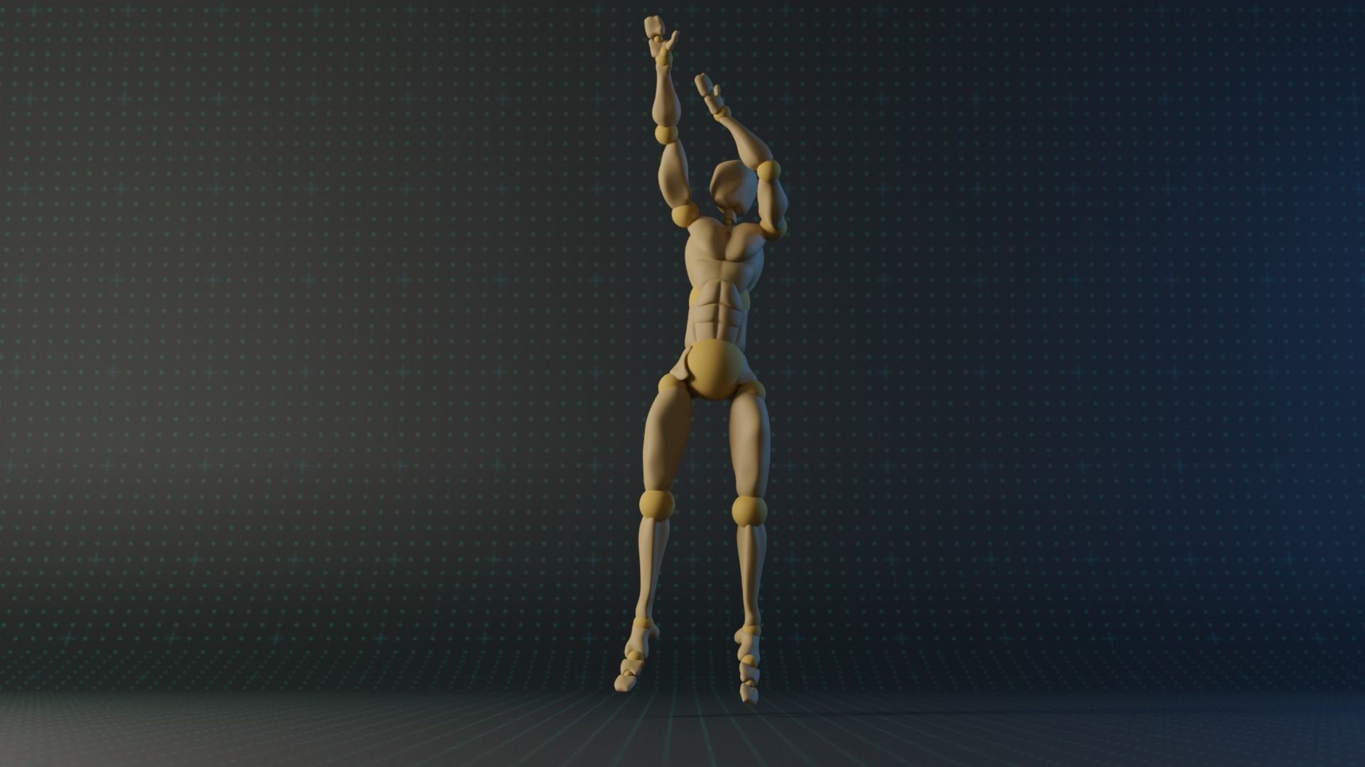 Basketball Emotes Mocap Motion Capture Animation Collection Low-poly 3D model_5