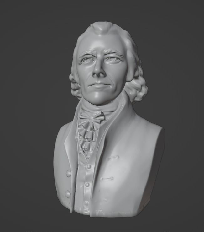 Alexander Hamilton 3D print model_11
