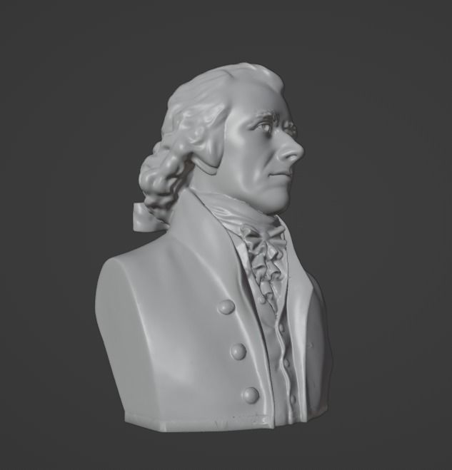Alexander Hamilton 3D print model_13