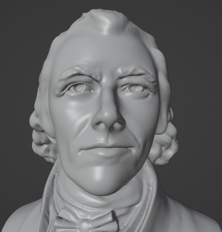 Alexander Hamilton 3D print model_7