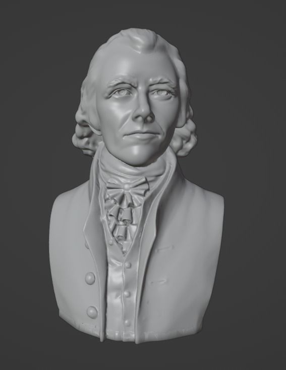 Alexander Hamilton 3D print model_14