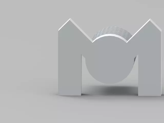 M Screw 3D print model_0