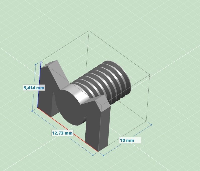 M Screw 3D print model_4