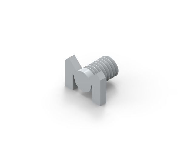 M Screw 3D print model_2