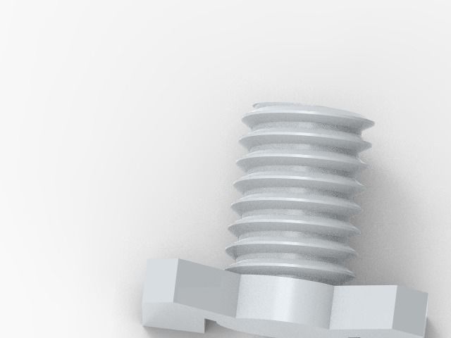 M Screw 3D print model_1