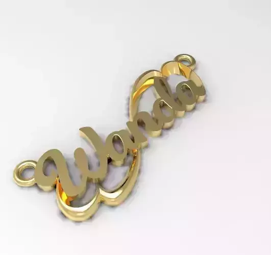 wanda name plate