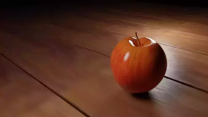 3d model of apple