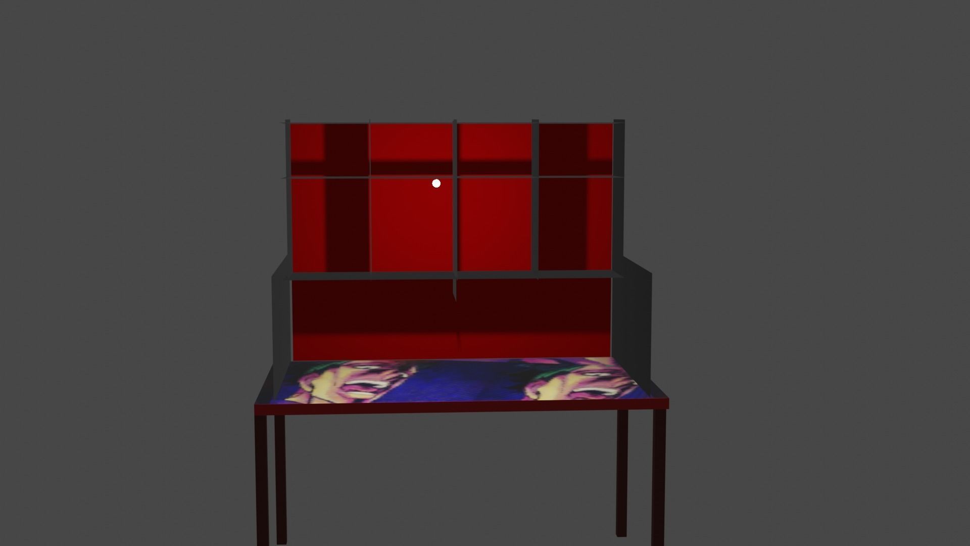 Kids table 3D model_8