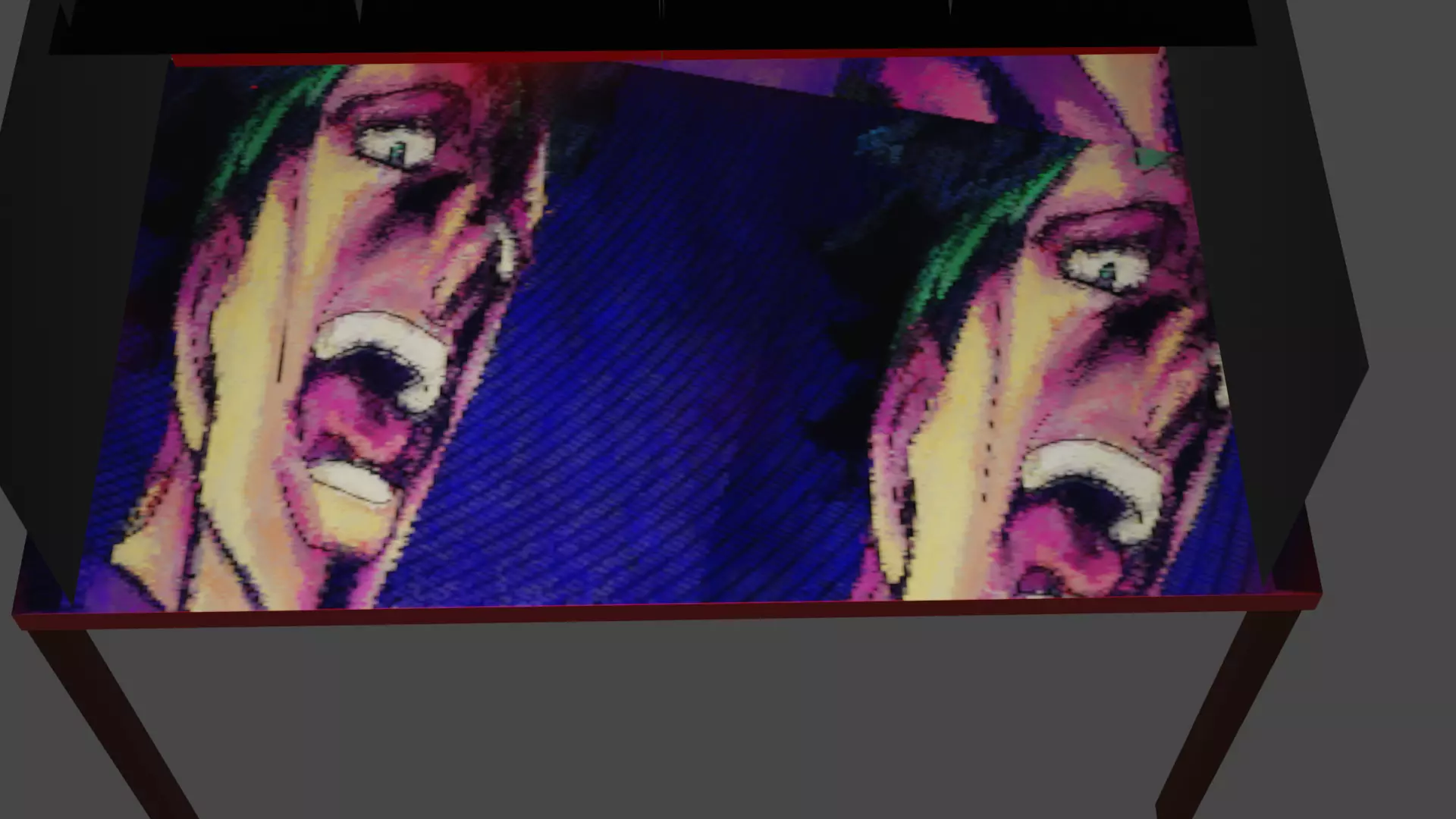 Kids table 3D model_0