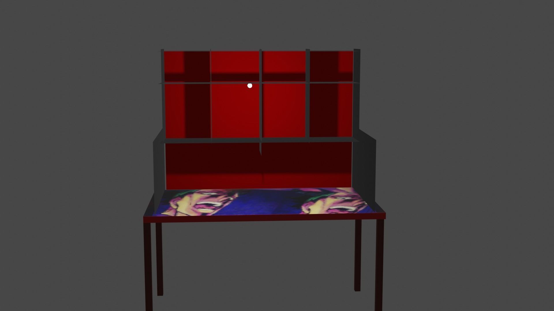 Kids table 3D model_7