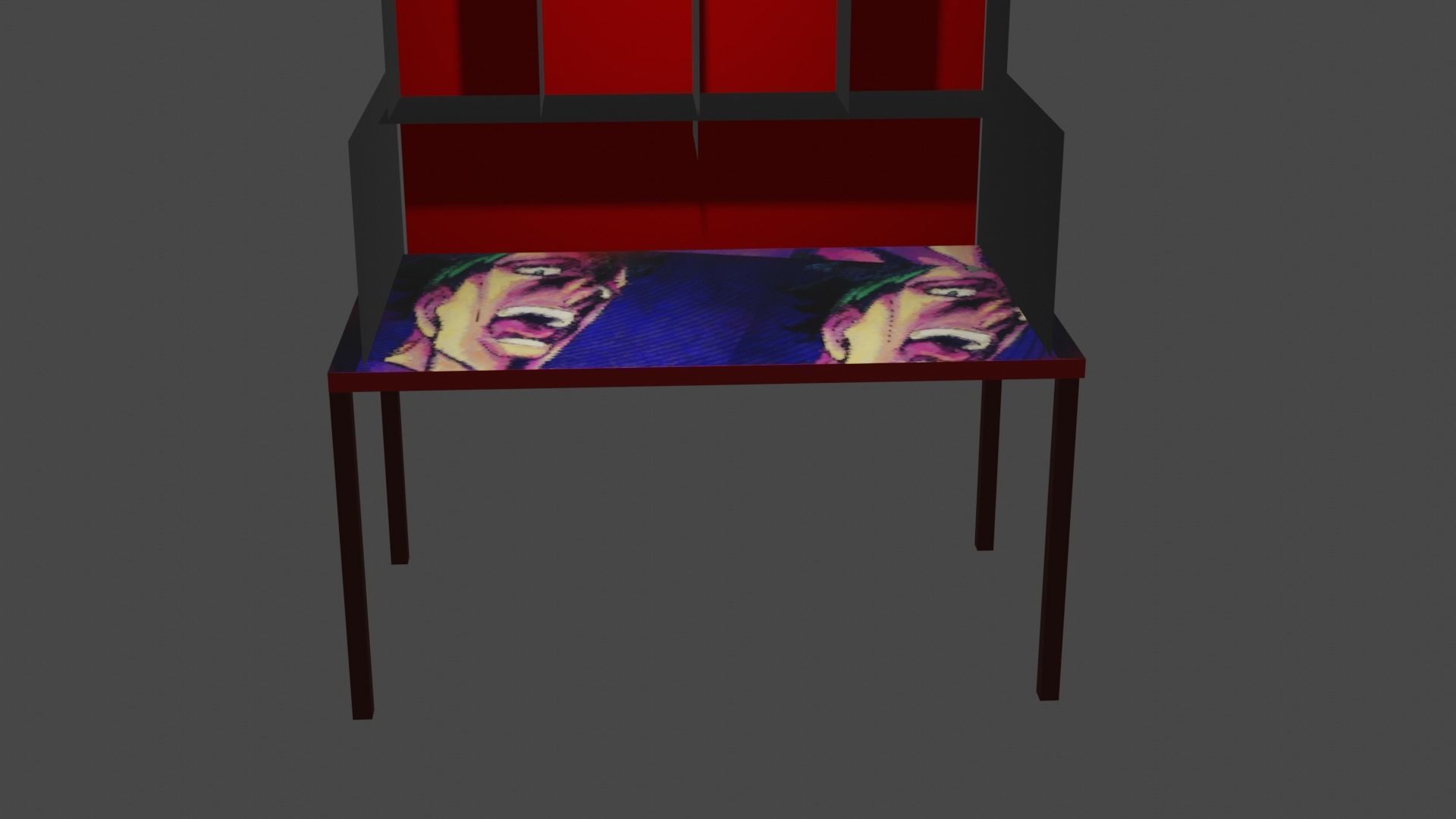 Kids table 3D model_5