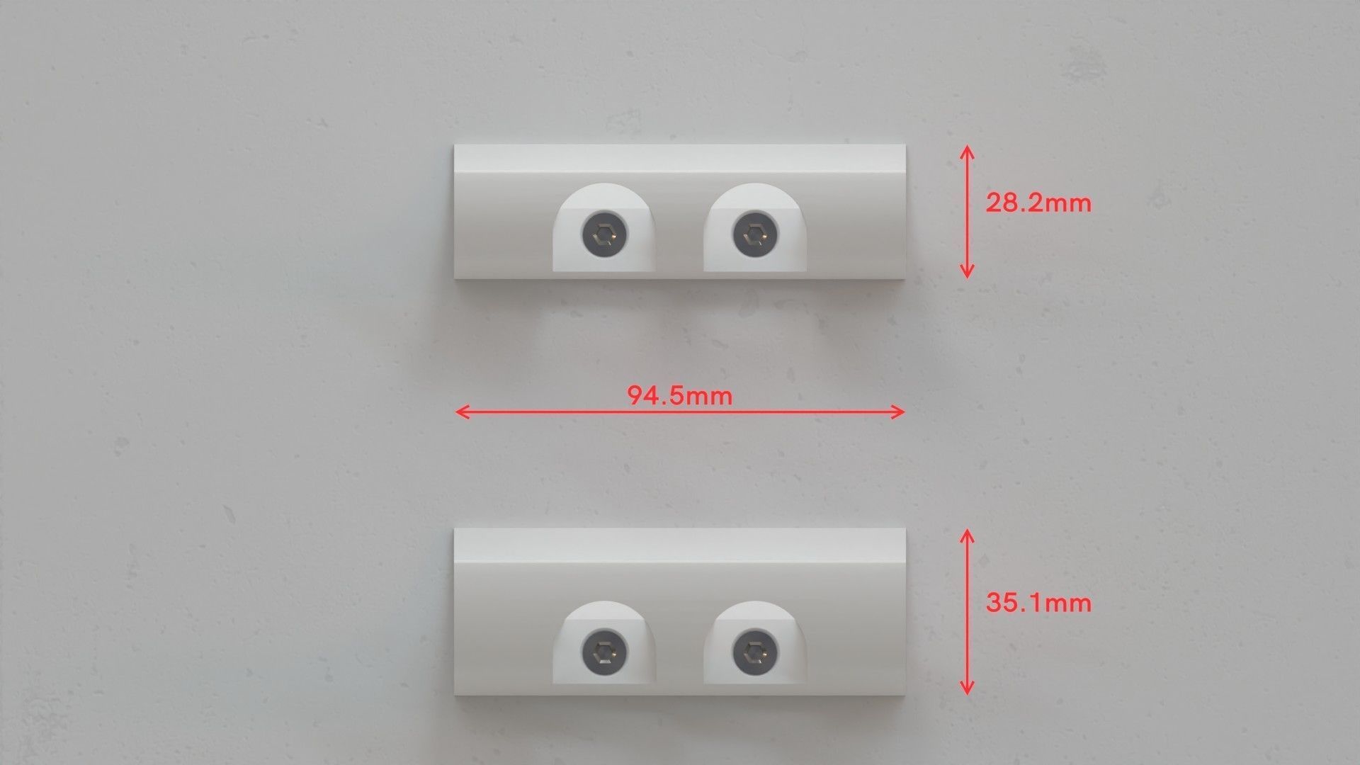 Dumbbell rack 3D print model_4