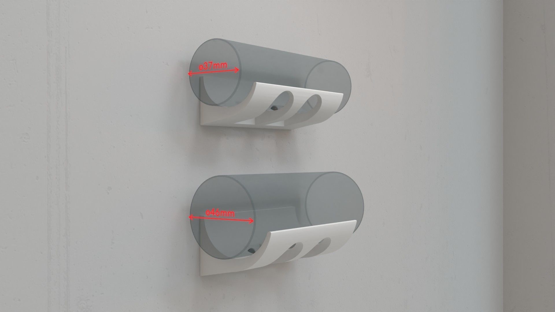 Dumbbell rack 3D print model_1