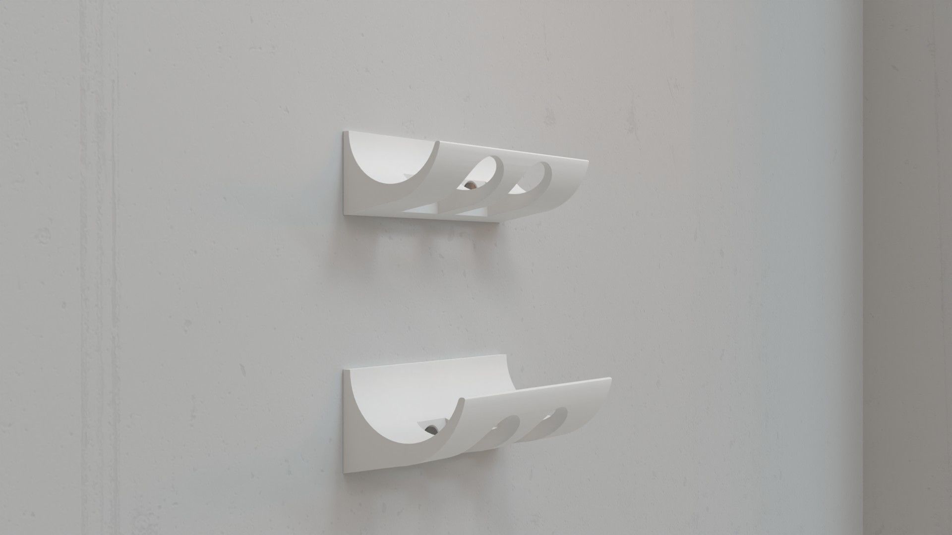 Dumbbell rack 3D print model_2