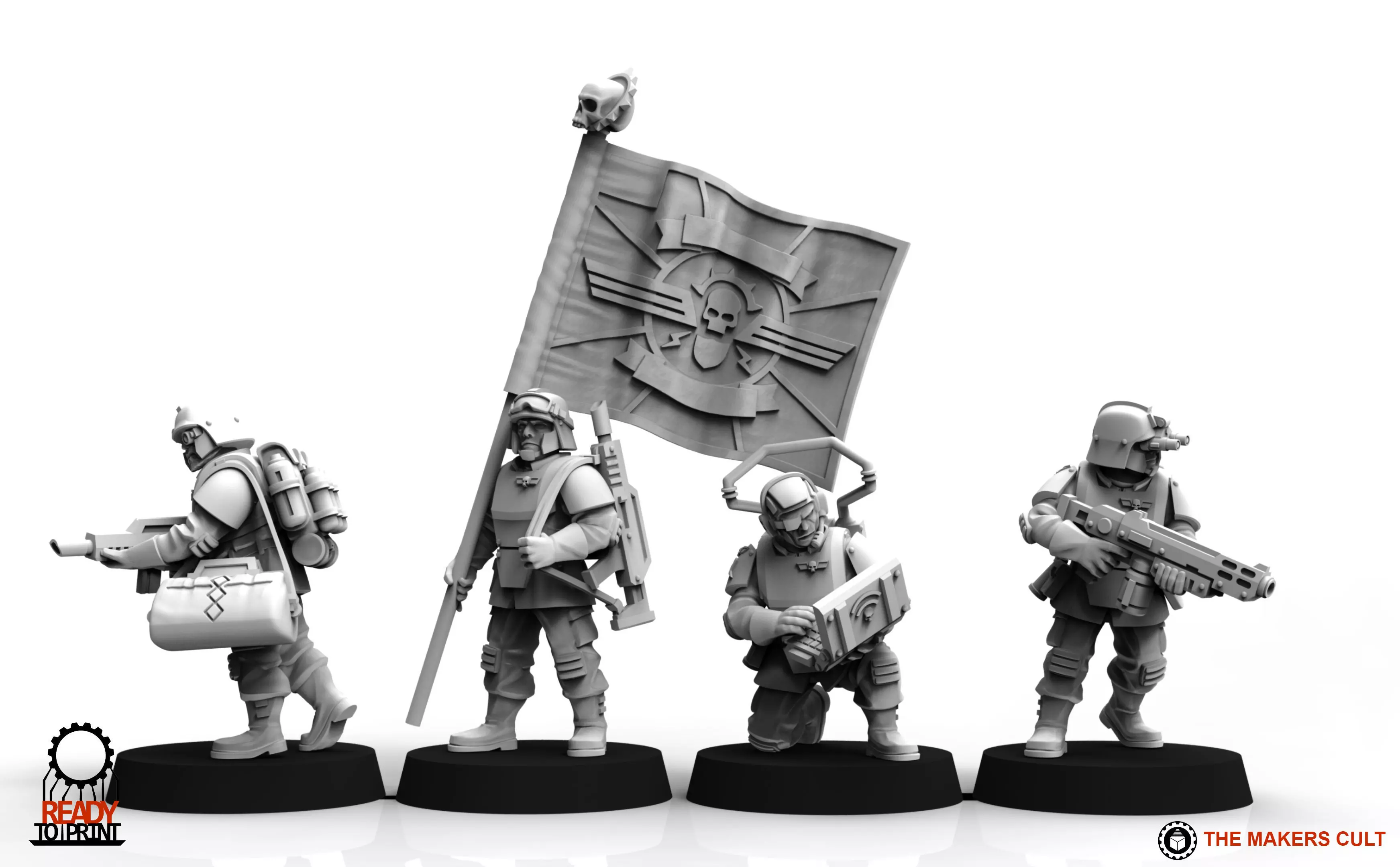 Universal Guard - Command Squad Builder 3D print model
